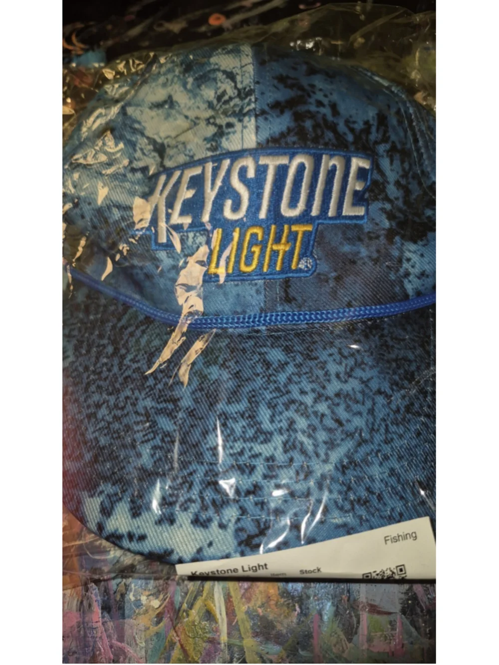 Keystone Light Hat Realtree Fishing Snapback Ball Cap. NIP